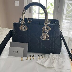 AUTH CHRISTIAN DIOR The Lady 95.22 Bag
